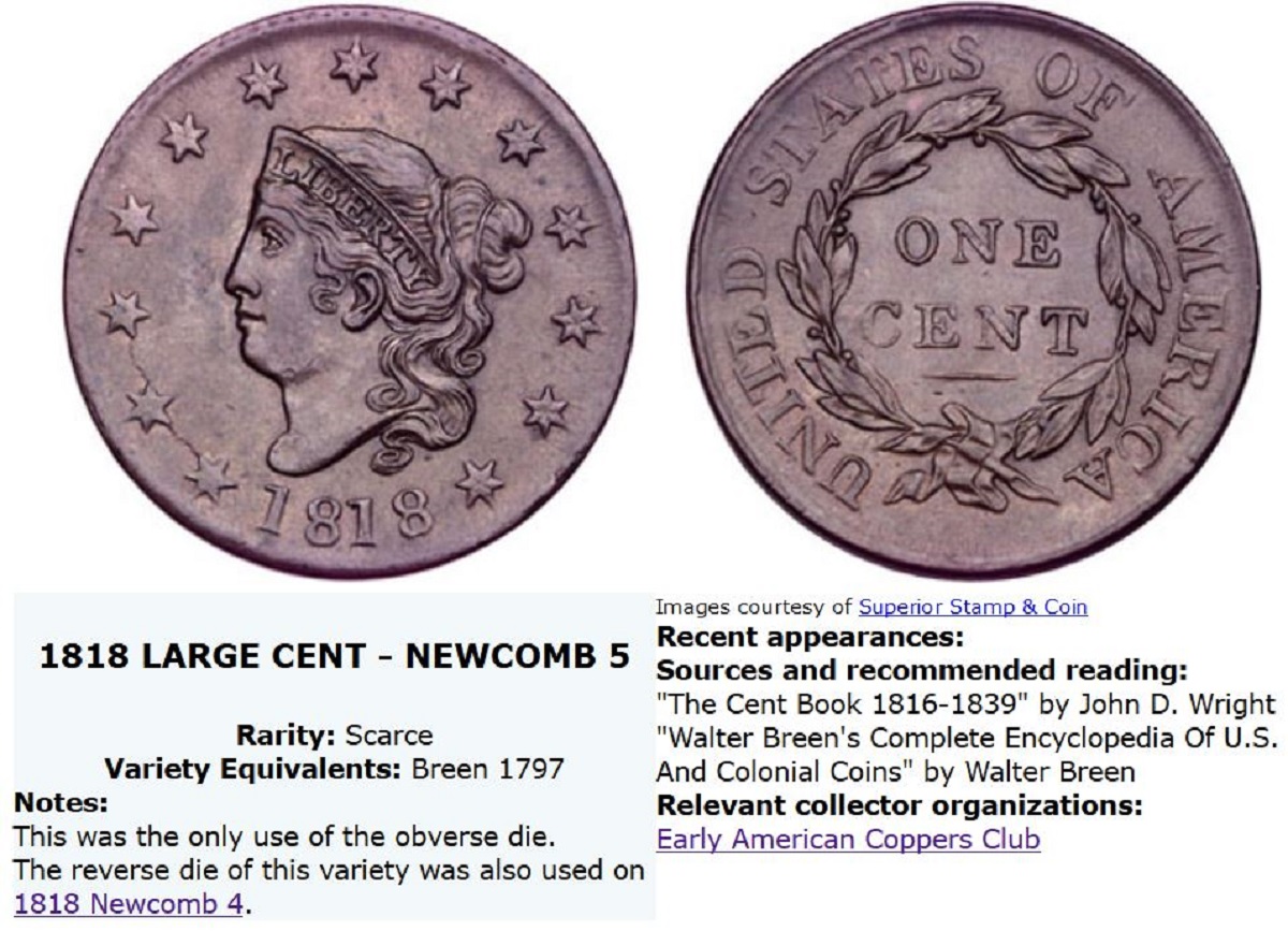1818-Coronet-Large-Cent